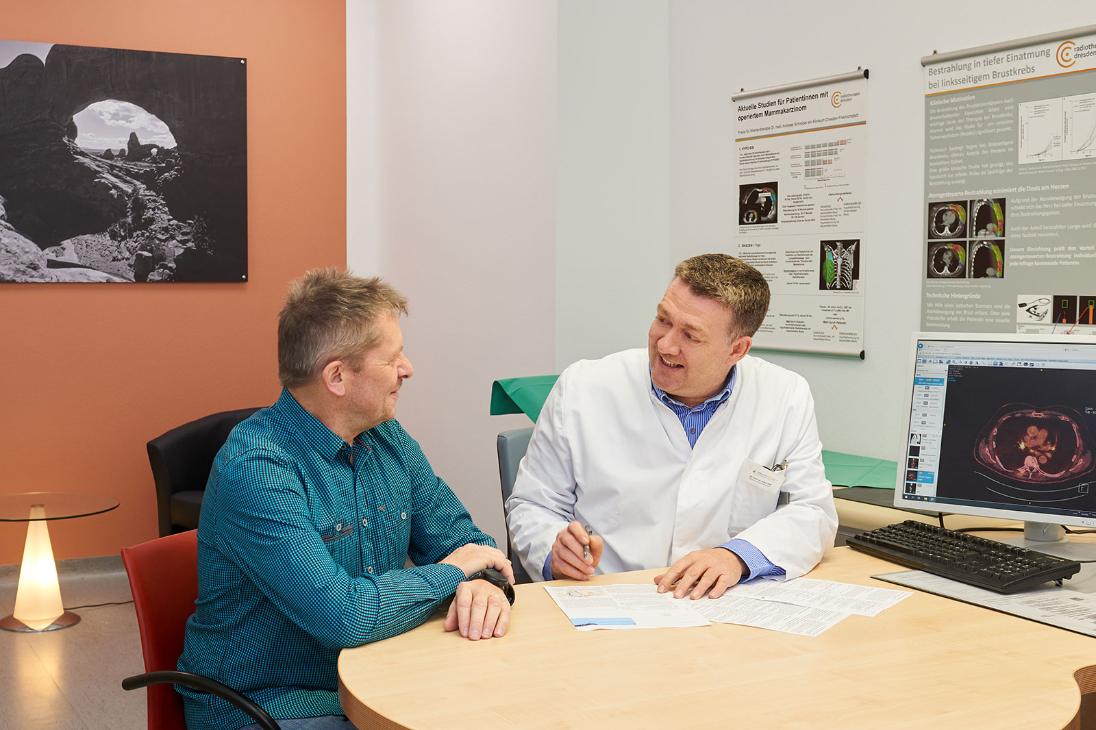 Arztgespräch mit Patient